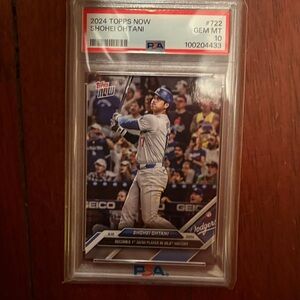 Shohei Ohtani 2024 Topps Now PSA 10 Baseball Card - Dodgers